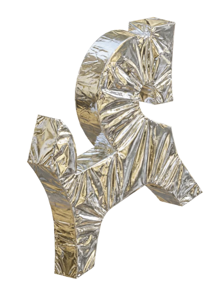 Конь из фольги